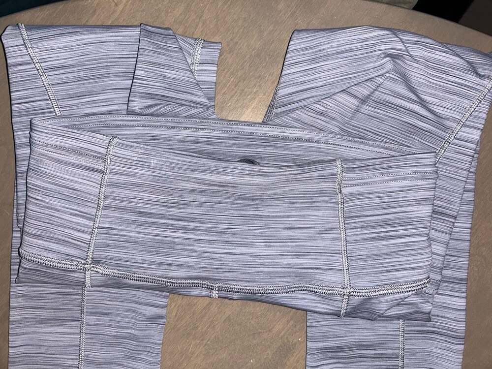 Lululemon High-Rise Space Dye Leggings with Side Pockets